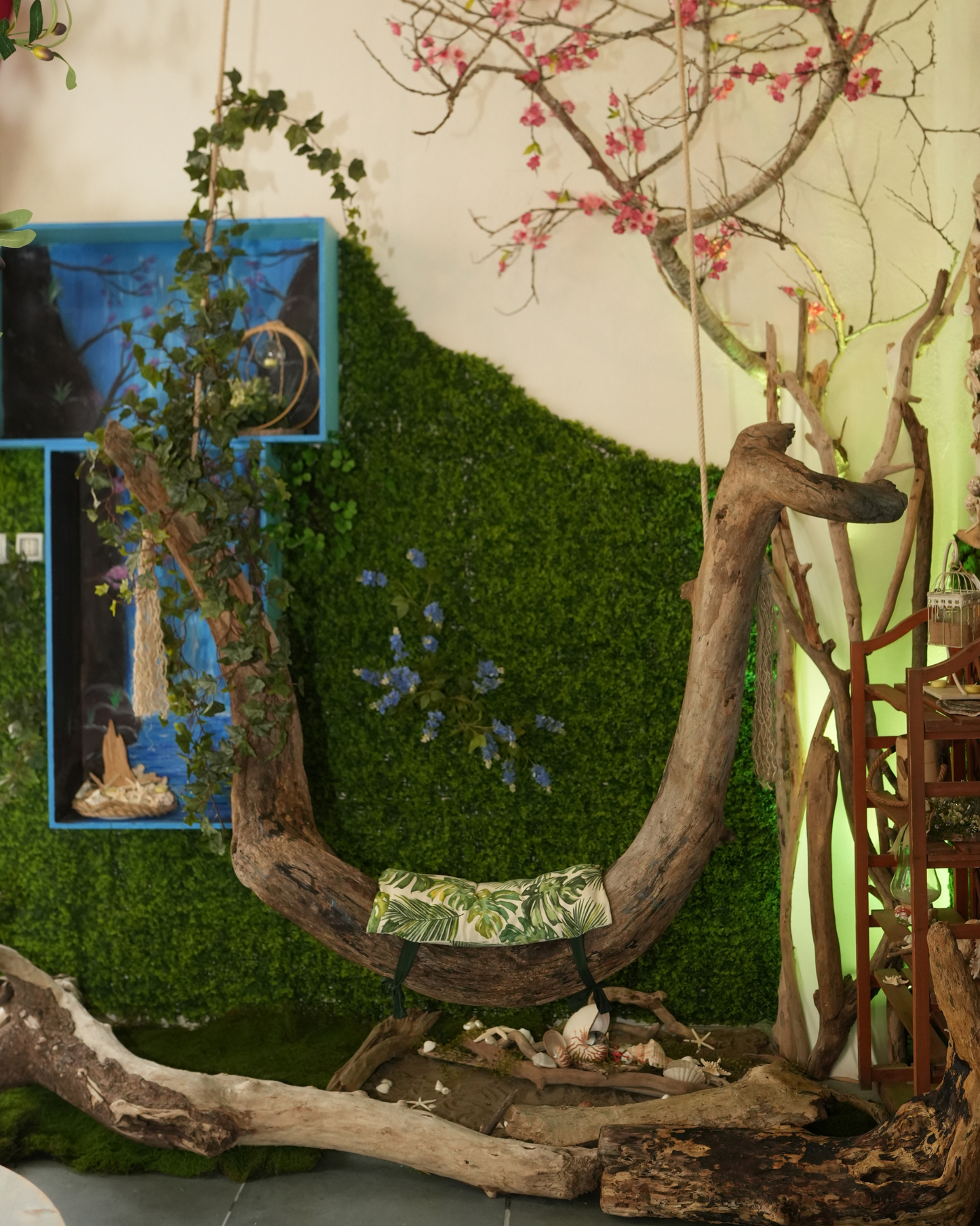 Amaca - Tronco d'albero naturale