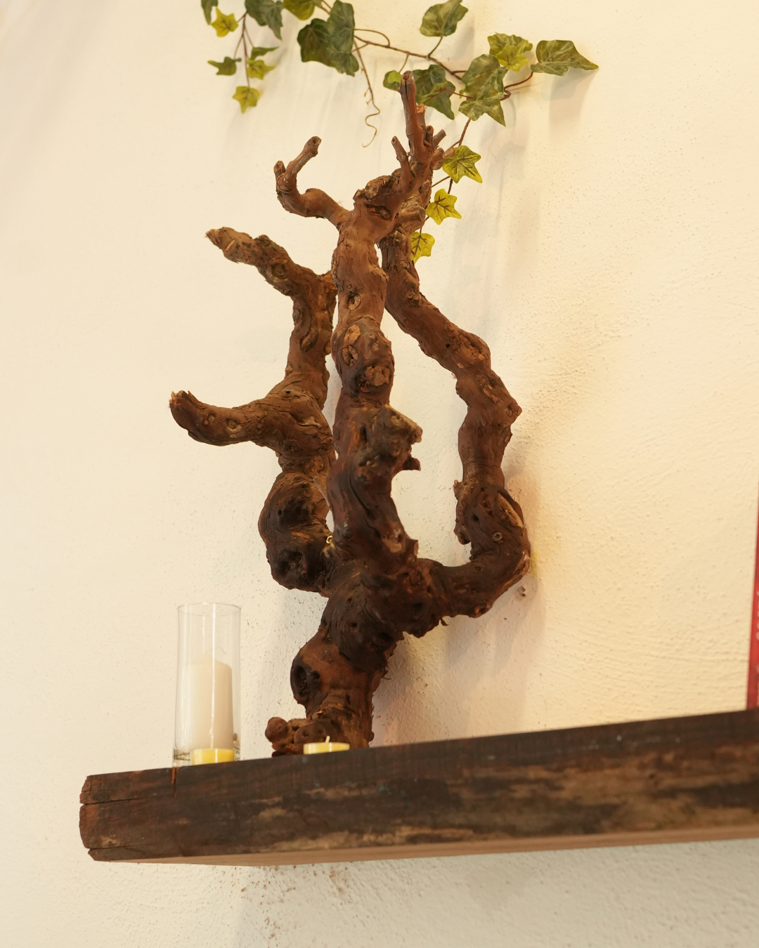 Mensola in legno naturale