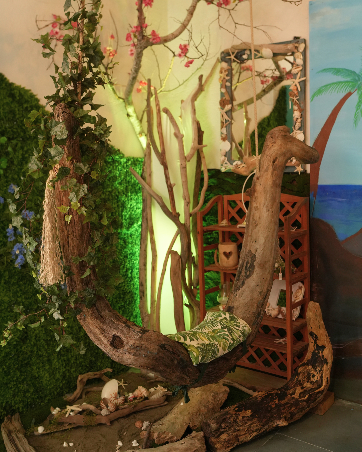 Amaca - Tronco d'albero naturale
