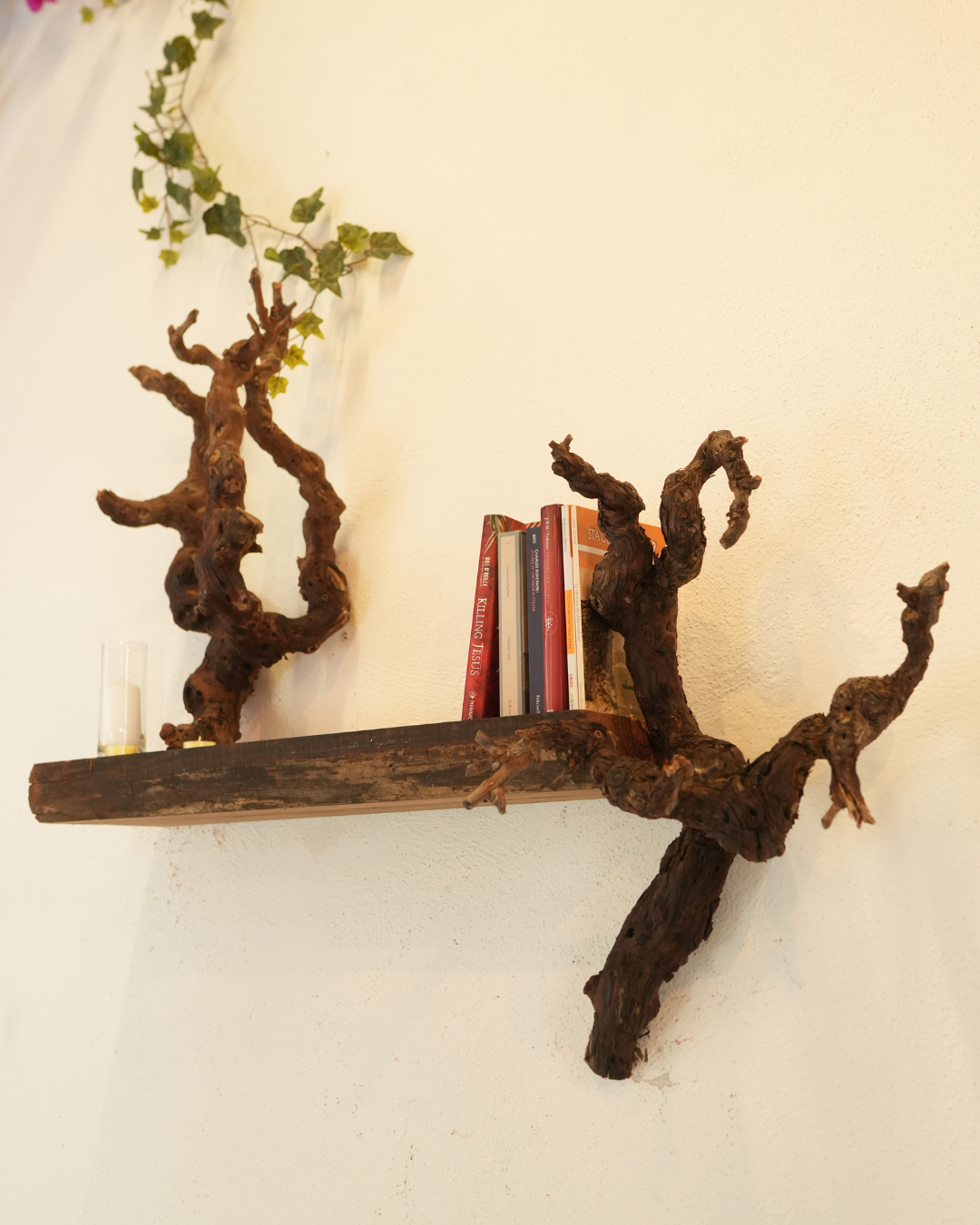 Mensola in legno naturale